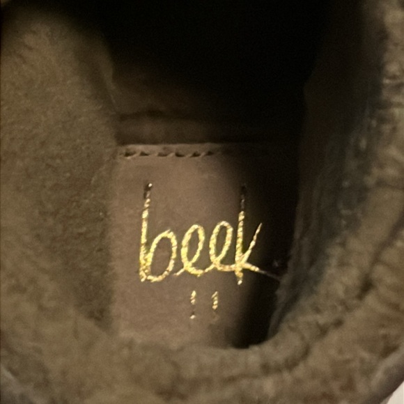 BEEK Penguin Genuine Shearling Lined Chukka Boot In Pecan - Women’s 11 - Picture 7 of 12